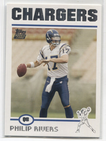 2004 Philip Rivers Topps ROOKIE RC #375 San Diego Chargers