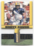 1996 Brett Favre Pacific Crown Collection THE ZONE DIE CUT #Z-12 Green Bay Packers HOF