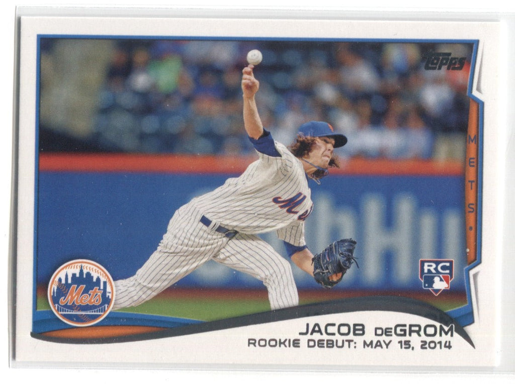 2014 Jacob deGrom Topps Update ROOKIE RC #US57 New York Mets 10