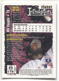 1996 Mo Vaughn Topps Finest INTIMIDATOR REFRACTOR #64 Boston Red Sox