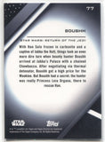 2022 Boushh Topps Star Wars Chrome Black #77 Return of the Jedi