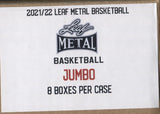 2021-22 Leaf Metal Basketball Jumbo, 8 Box Case