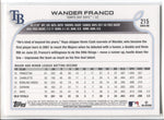 2022 Wander Franco Topps Series 1 ROOKIE RC #215 Tampa Bay Rays 40