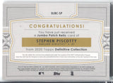 2020 Stephen Piscotty Topps Definitive GAME USED JERSEY RELIC 16/35 #DJRC-SP Oakland A's