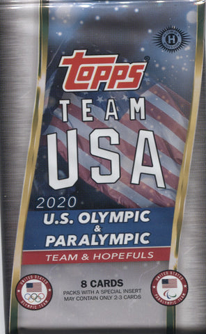2021 Topps US Olympics & Paralympic Hopefuls Hobby, Pack