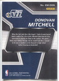 2017-18 Donovan Mitchell Panini Prizm EMERGENT ROOKIE RC #EM-DON Utah Jazz 2