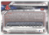 2018 Rafael Devers Bowman Chrome ROOKIE RC #8 Boston Red Sox 1