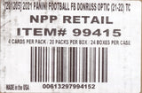 2021 Panini Donruss Optic Football Retail, 24 Box Case