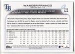 2022 Wander Franco Topps Series 1 ROOKIE RC #215 Tampa Bay Rays 28