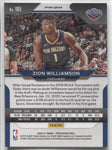 2020-21 Zion Williamson Panini Prizm SILVER #185 New Orleans Pelicans