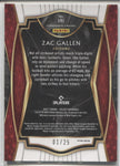 2021 Zac Gallen Panini Select CRACKED ICE PREMIER LEVEL ROOKIE 01/25 RC #141 Arizona Diamondbacks
