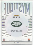 2021 Zach Wilson Panini Illusions EMERALD MYSTIQUE ROOKIE RC #MY-2 New York Jets