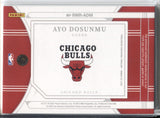 2021-22 Ayo Dosunmu Panini National Treasures ROOKIE JERSEY RELIC 86/99 RC #RMR-ADM Chicago Bulls