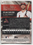 2021 Dylan Carlson Topps Stadium Club Chrome ROOKIE REFRACTOR 1991 DESIGN VARIATION RC #50 St. Louis Cardinals 2