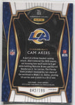 2020 Cam Akers Panini Select TRI-COLOR PREMIER LEVEL ROOKIE 042/199 RC #155 Los Angeles Rams