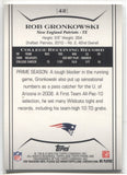 2010 Rob Gronkowski Topps Prime ROOKIE 958/999 RC #42 New England Patriots