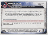 2016 Tyler Naquin Topps Update Series DUGOUT SP SHORT PRINT #US117B Cleveland Indians