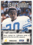 1995 Barry Sanders Pinnacle Score Summit TEAM SUMMIT #9 Detroit Lions HOF