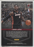 2012-13 Lebron James Panini Past & Present HEADBANDS ##12 Miami Heat