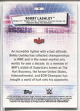 2021 Bobby Lashley Topps Chrome WWE GOLD REFRACTOR 39/50 #9 Monday Night Raw