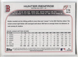 2022 Hunter Renfroe Topps Series 1 BLACK BORDER 49/71 #174 Boston Red Sox