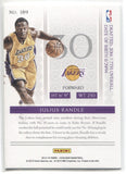 2014-15 Julius Randle Panini Excalibur ROOKIE RC #189 Los Angeles Lakers