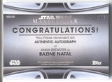 2021 Anna Brewster as Bazine Netal Topps Star Wars Masterwork BLUE AUTO 25/99 AUTOGRAPH #MWA-ABR