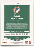 2021 Dan Marino Donruss Optic RED 37/99 #63 Miami Dolphins HOF