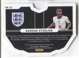 2021-22 Raheem Sterling Panini Obsidian VITREOUS 52/99 #21 England