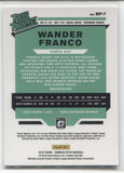 2019 Wander Franco Donruss Optic RATED PROSPECT RC #RP7 Tampa Bay Rays 2