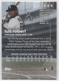 2020 Luis Robert Topps Stadium Club ROOKIE RC #289 Chicago White Sox 2