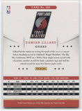 2012-13 Damian Lillard Panini NBA Hoops ROOKIE RC #280 Portland Trail Blazers 2