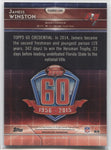 2015 Jameis Winston Topps Chrome 60th ANNIVERSARY ROOKIE RC #T60RC-JW Tampa Bay Buccaneers