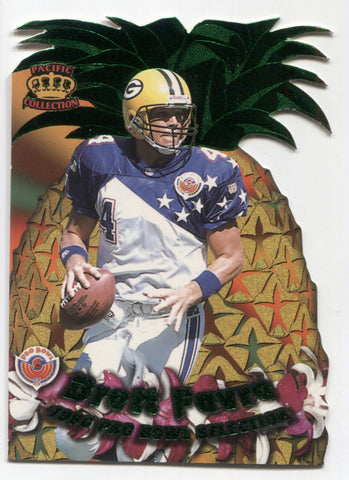 1996 Brett Favre Pacific Crown Royale PRO BOWL DIE CUT #PB-4 Green Bay Packers HOF
