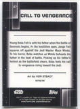 2021 Ken Steacy - Call to Vengeance Topps Chrome Star Wars Galaxy REFRACTOR #99 JEDI 1
