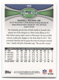 2012 Russell Wilson Topps ROOKIE RC #165A Seattle Seahawks 1