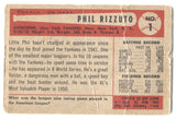 1954 Phil Rizzuto Bowman #1 New York Yankees HOF BV $120