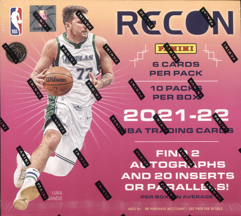 2021-22 Panini Recon Basketball Hobby, Box