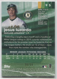 2020 Jesus Luzardo Topps Stadium Club Chrome GOLD REFRACTOR ROOKIE 29/50 RC #95 Oakland A's
