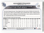 2022 Wander Franco Topps Series 1 ROOKIE RC #215 Tampa Bay Rays 42