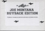 2021 Leaf Joe Montana Buyback Football, Box (+1 Leaf 1/1 Proof Pack!)