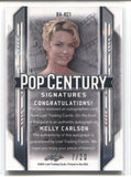 2021 Kelly Carlson Leaf Pop Century BLUE CRYSTALS AUTO 07/20 AUTOGRAPH #BA-KC1 Nip/Tuck