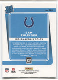 2021 Sam Ehlinger Donruss Optic RATED ROOKIE RC #246 Indianapolis Colts 1