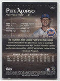 2018 Pete Alonso Topps Stadium Club ROOKIE RC #272 New York Mets 2