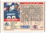 1989 Barry Sanders Pro Set ROOKIE RC #494 Detroit Lions HOF 14