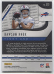 2019 Dawson Knox Panini Prizm HOLO SILVER ROOKIE RC #373 Buffalo Bills