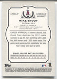 2013 Mike Trout Topps Museum Collection #46 Anaheim Angels