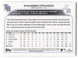 2022 Wander Franco Topps Series 1 ROOKIE RC #215 Tampa Bay Rays 11