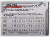 2020 Mike Trout Topps Update Series SP PHOTO VARIATION #U4 Anaheim Angels