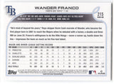 2022 Wander Franco Topps Series 1 ROOKIE RC #215 Tampa Bay Rays 35